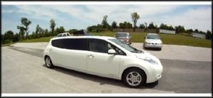 VIDEO: Nissan LEAF unveils green limo